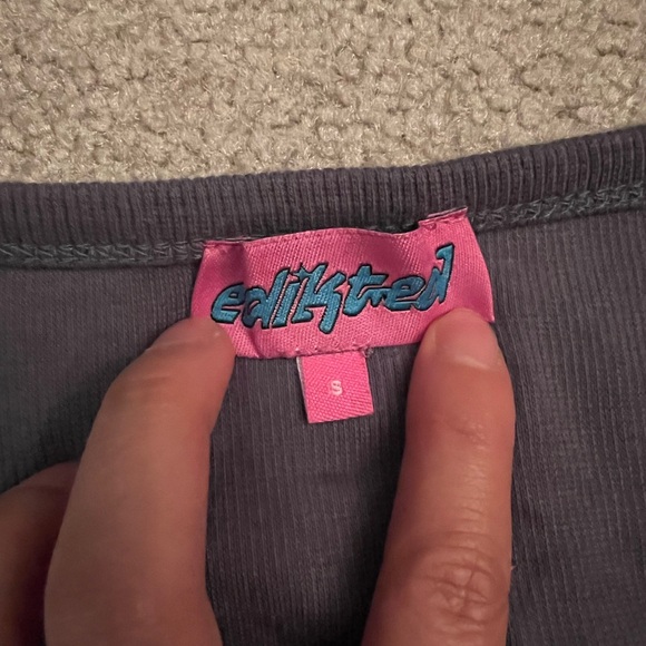 Edikted Long Sleeve Buttoned Top - Picture 3 of 3